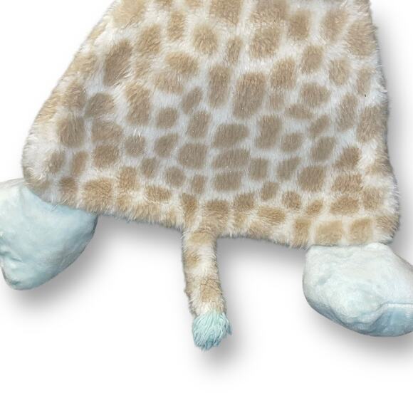 Demdaco Lovey Giraffe Baby Security Blanket Rattle Colby Plush Nursery 14" - Picture 5 of 8